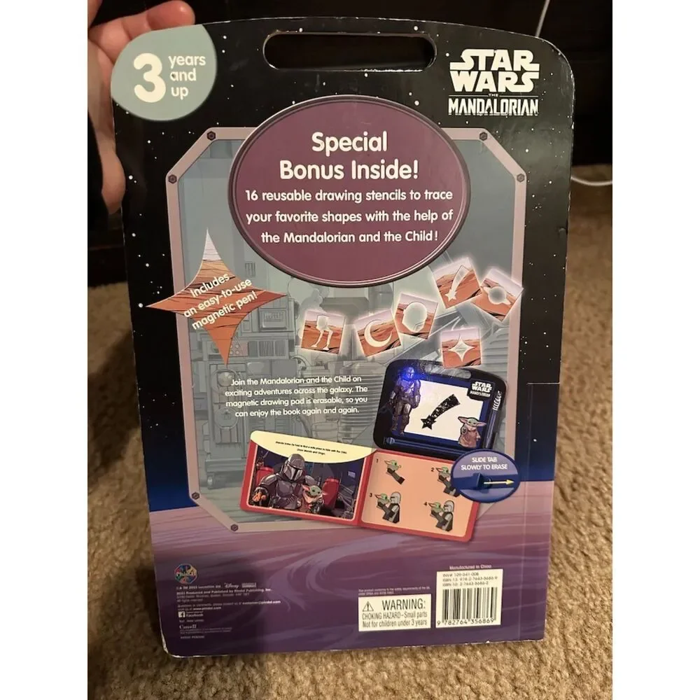 Star Wars LearningThe Mandalorian Storybook & Magnetic Drawing Pad